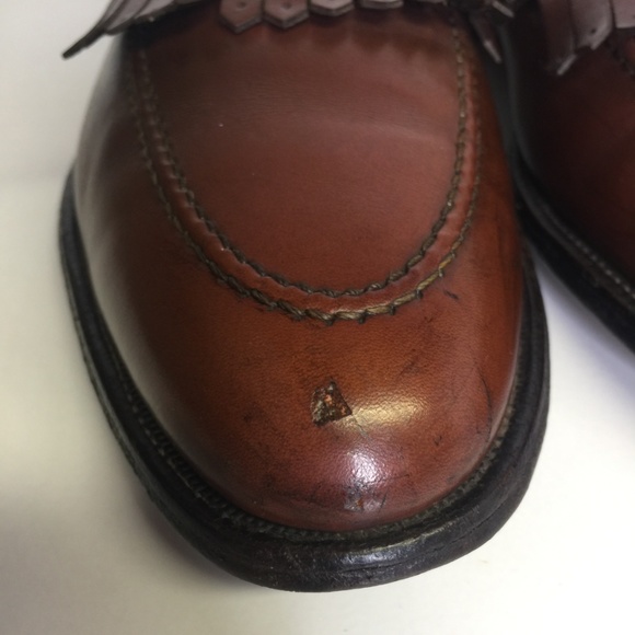 Allen Edmonds Size 10.5 B Brown Kiltie Loafers